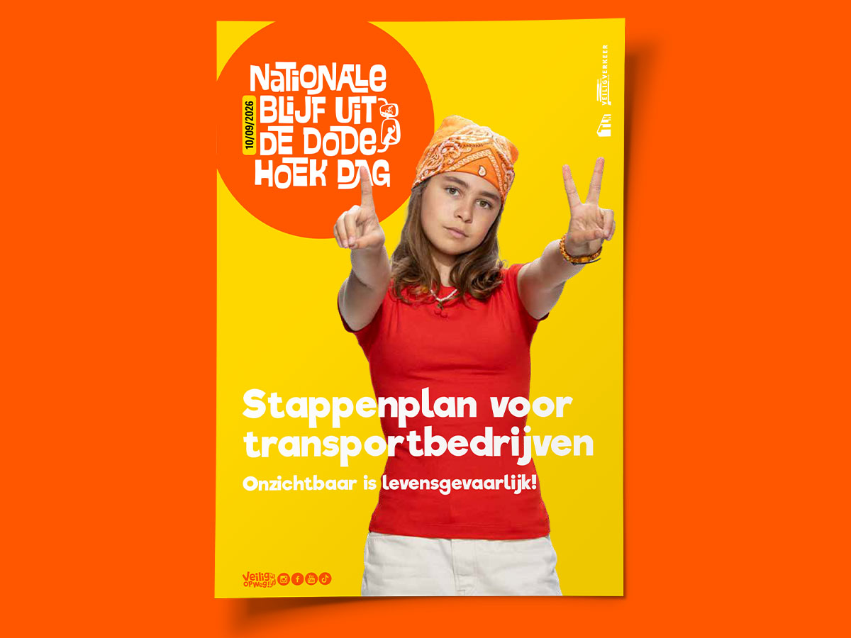 Voorbeeld van het A5 stappenplan voor een eigen Dode Hoek Dag